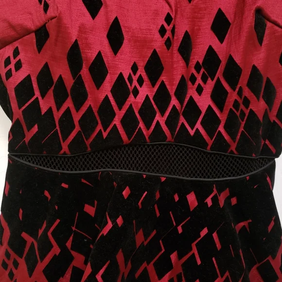 DC Comics Hot Topic Red Black Harley Quinn Formal Prom Party Dress Cospl… - Picture 3 of 9